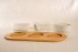 Preview: 3er-Set Dipschälchen aus Buche