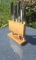 Preview: Magnet-Messerhalter aus Eiche – handgefertigtes Holzunikat