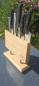 Preview: Magnet-Messerhalter „Buche 2“ aus Buchenholz – handgefertigtes Unikat