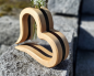 Preview: Vase in Herzform gefaste Kanten