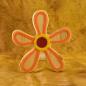 Preview: Dekoblume mit Filzapplikation