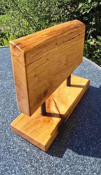 Magnet-Messerhalter aus Eiche – handgefertigtes Holzunikat