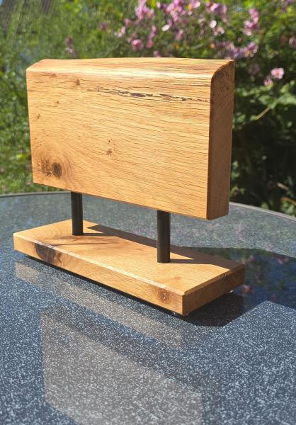 Magnet-Messerhalter aus Eiche – handgefertigtes Holzunikat