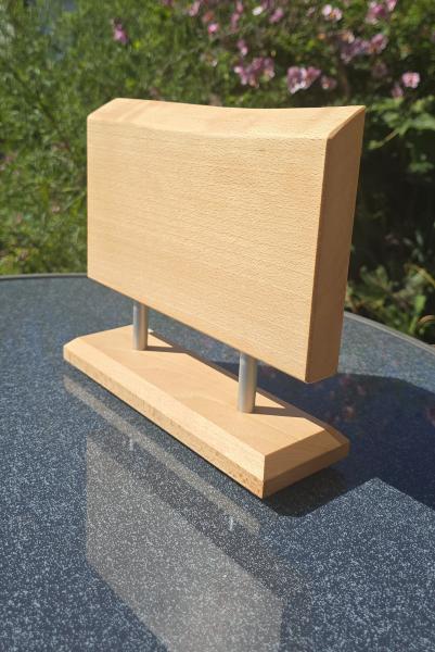 Magnet-Messerhalter „Buche 2“ aus Buchenholz – handgefertigtes Unikat