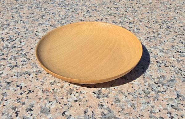 Preview: Handgefertigte Minischale aus Buchenholz in natürlicher Holzoptik