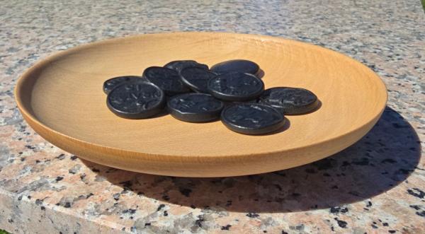 Dekorative Minischale aus Buche als natürliches Wohnaccessoire