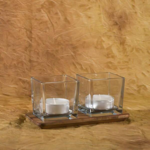 Preview: Kerze Cube 2 Vorderansicht