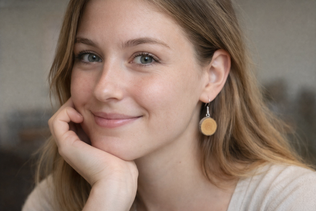 Design-Ohrring 1 / Beispiel KI generiert