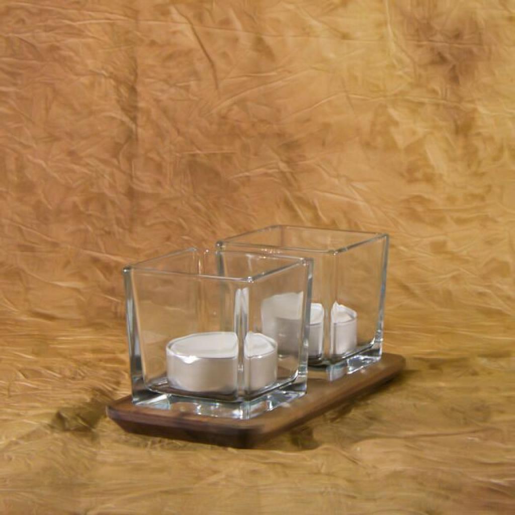 Kerze Cube 2 Seitenansicht 2